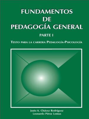cover image of Fundamentos de Pedagogía General Parte 1